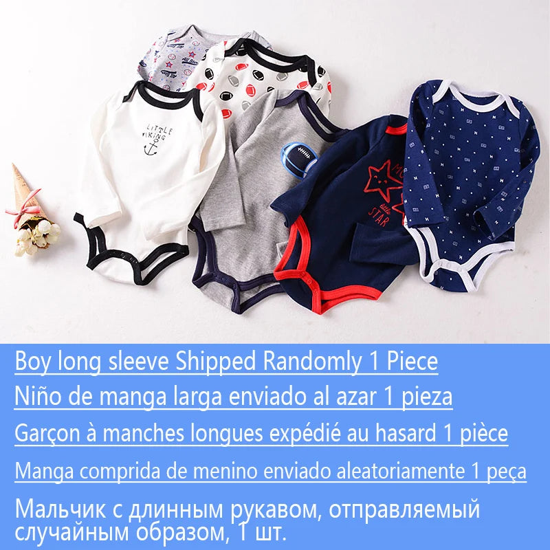 Summer Baby Bodysuit Set - Soft Cotton Romper for Newborns 0-12M Boys & Girls