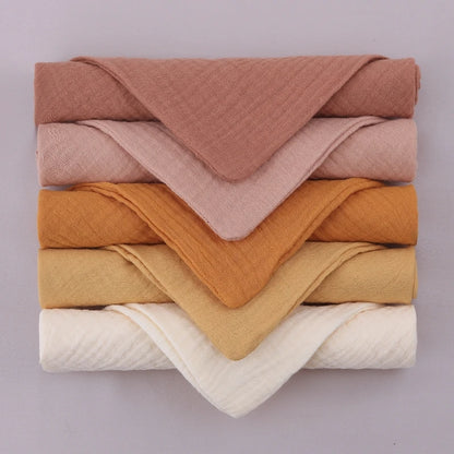 5-Pack Gauze Baby Burp Cloths – Soft Absorbent Towels