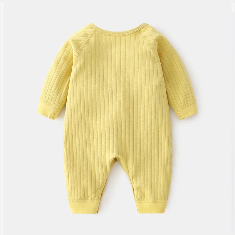 Long-Sleeve Baby Romper — Wing Detail