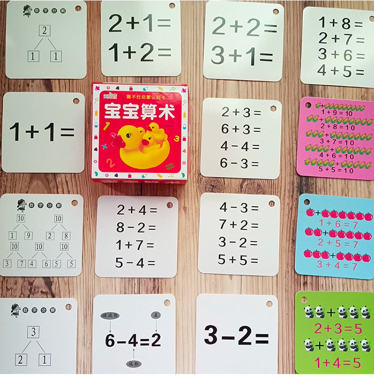 English Letter Word Cards - 26 Alphabet Learning Cards for Early Education
