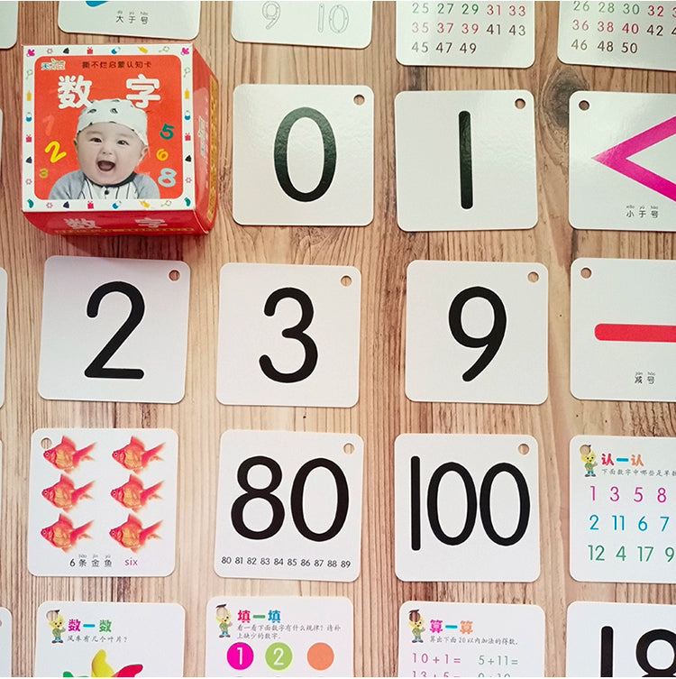 English Letter Word Cards - 26 Alphabet Learning Cards for Early Education