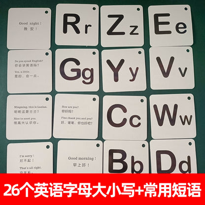 Alphabet Learning Cards – 26 English Letter Cards