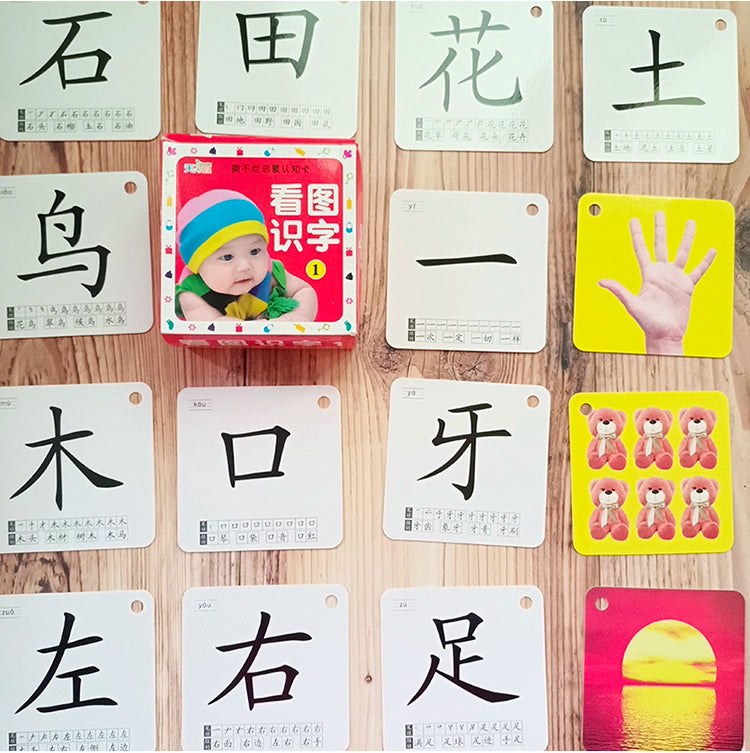 English Letter Word Cards - 26 Alphabet Learning Cards for Early Education