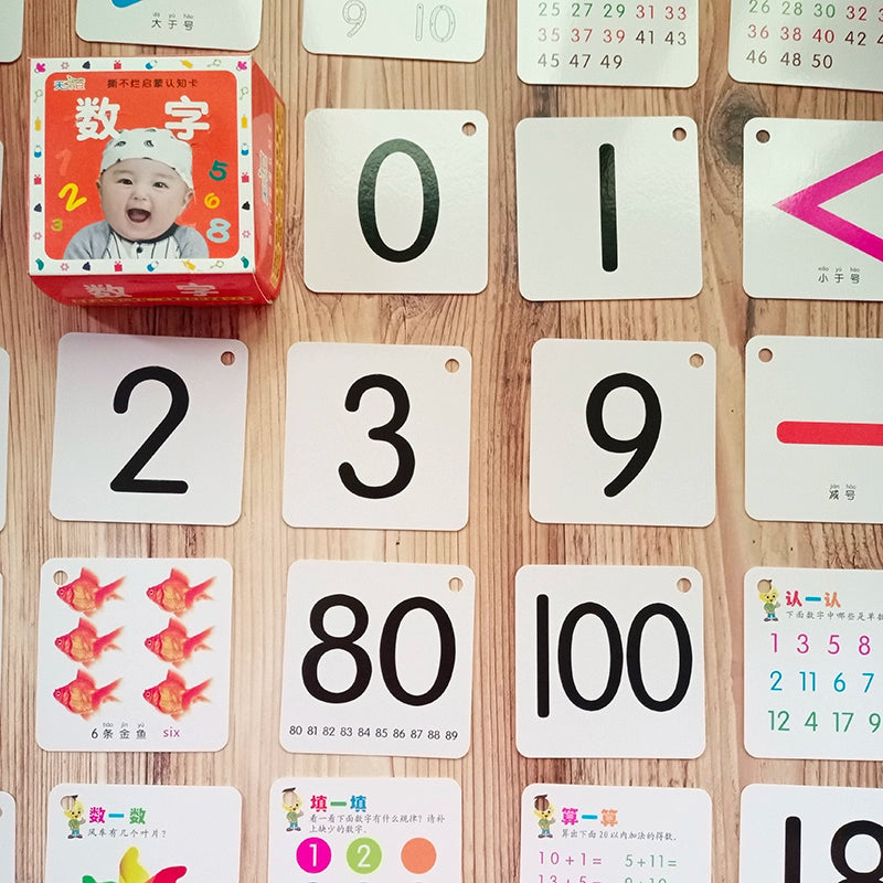 English Letter Word Cards - 26 Alphabet Learning Cards for Early Education