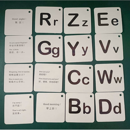 Alphabet Learning Cards – 26 English Letter Cards