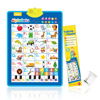Interactive Alphabet Wall Chart – Talking ABC Learning Poster