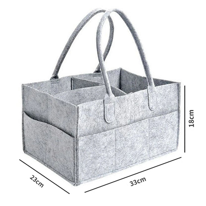 Portable Diaper Organizer — Gray