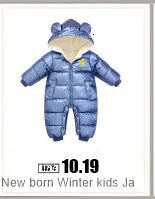 2025 New born Baby Girl clothes Winter Snowsuit Plus Velvet Thick Baby Boys Jumpsuit 0-3 Years Romper boy Overalls Toddler Coat