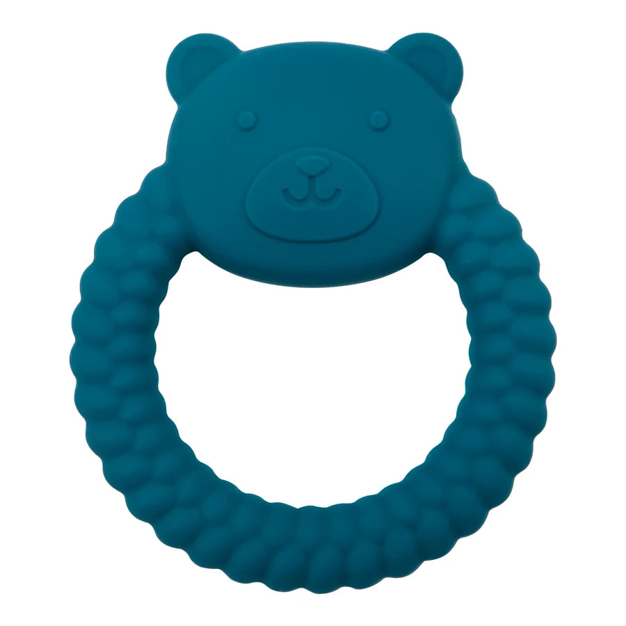 Silicone Nursing Teether Toy – Durable Cartoon Design for Dental Care & Gum Relief (3+ Months)