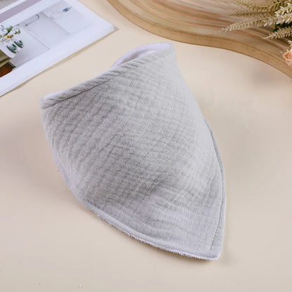 Cotton Baby Bandana Bib – Soft Feeding & Drool Scarf