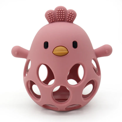 Silicone Baby Teething Glove – Chick Design 3+ Months