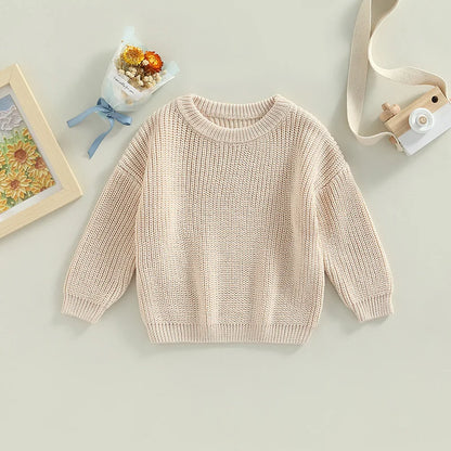 Baby Knit Sweater – Soft Long-Sleeve Pullover