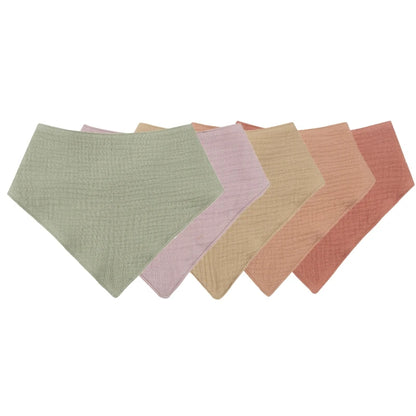 5-Pack Gauze Baby Burp Cloths – Soft Absorbent Towels