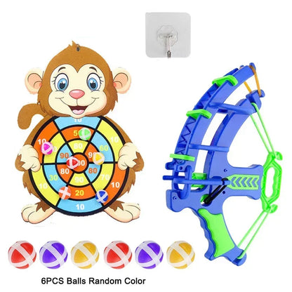Educational Dart Board Game - Montessori Sticky Ball Target Game for Kids 3-7 Years
