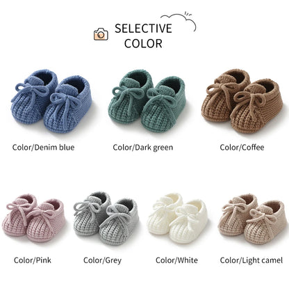 Knitted Baby Booties – Warm Soft Shoes 0–18 Months