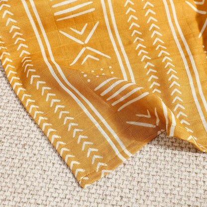 Kangobaby Cotton Muslin Swaddle Blanket & Bath Towel