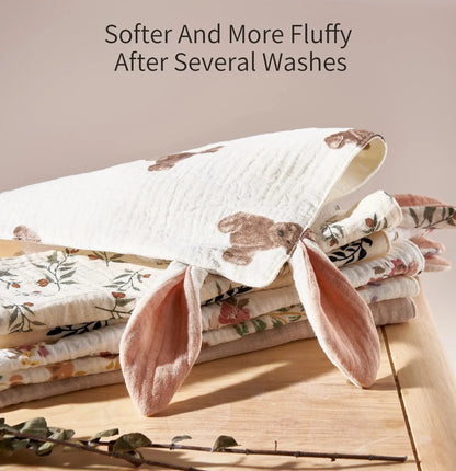 Muslin Baby Face Cloth – Soft Feeding & Burp Towel