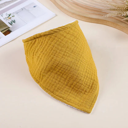 Cotton Baby Bandana Bib – Soft Feeding & Drool Scarf