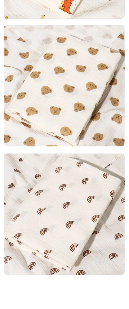 Cotton Muslin Baby Blanket – 100 × 100 cm
