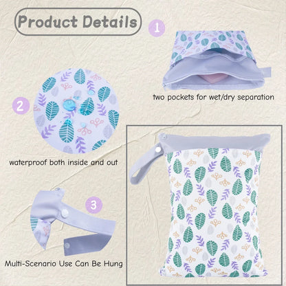 Wet & Dry Bag — Two-Pocket Travel Organizer
