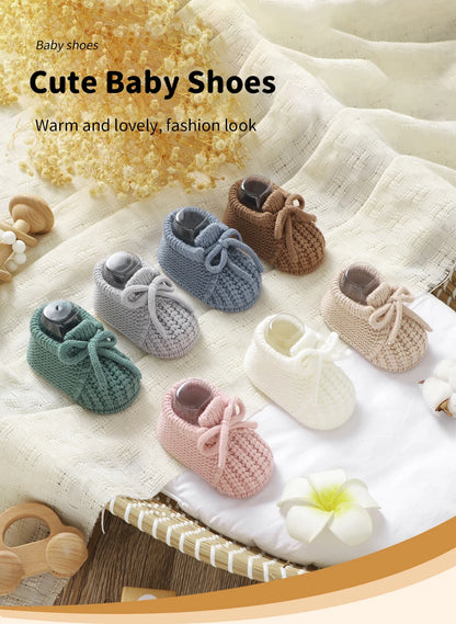 Knitted Baby Booties – Warm Soft Shoes 0–18 Months
