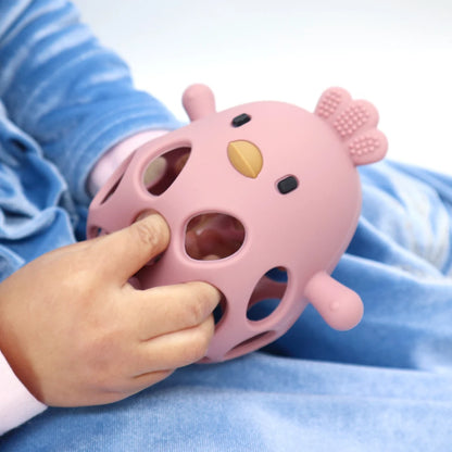 Silicone Baby Teething Glove – Chick Design 3+ Months