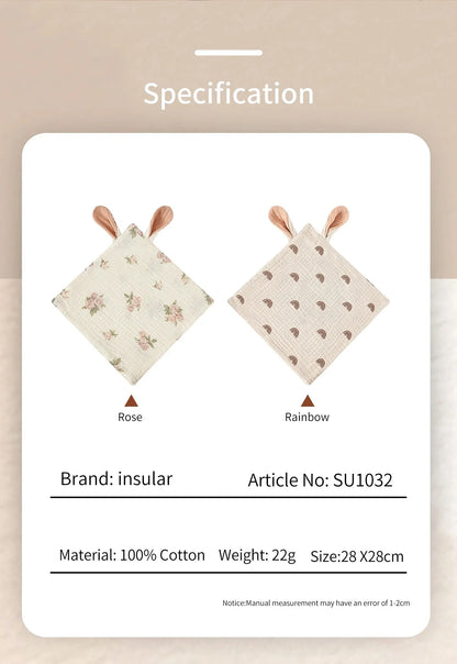 Muslin Baby Face Cloth – Soft Feeding & Burp Towel