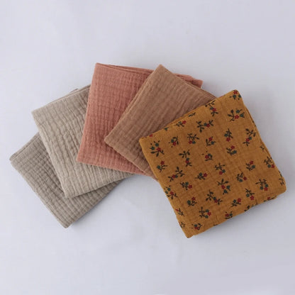 5-Pack Gauze Baby Burp Cloths – Soft Absorbent Towels