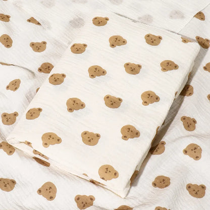Cotton Muslin Baby Blanket – 100 × 100 cm