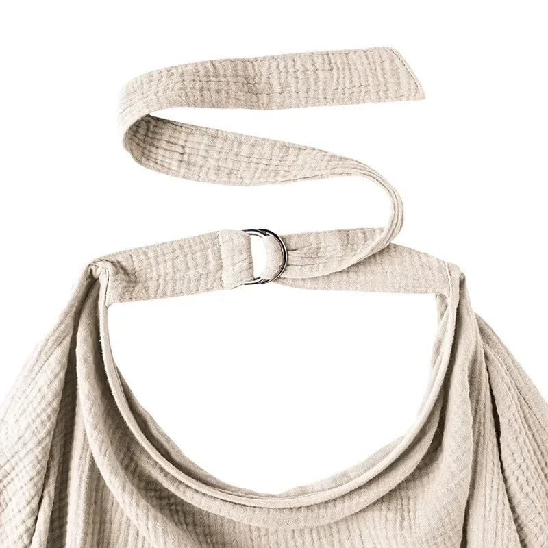 Breathable Nursing Cover - Adjustable Privacy Apron for Outdoor Breastfeeding