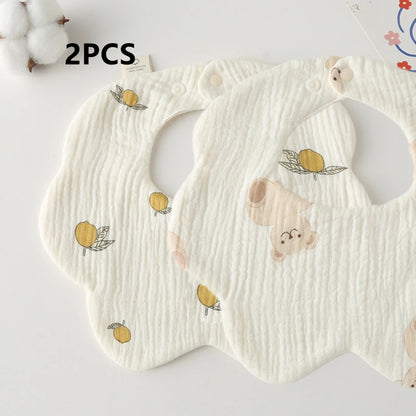 Baby Bandana Bib – Soft Feeding & Drool Cloth