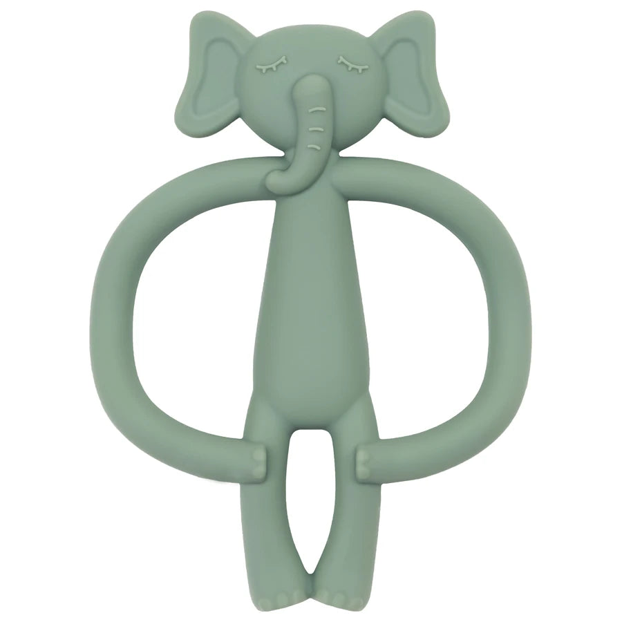 Silicone Nursing Teether Toy – Durable Cartoon Design for Dental Care & Gum Relief (3+ Months)