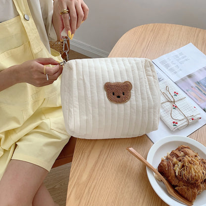 Cotton Stroller Diaper Organizer – Hanging Baby Essentials Bag