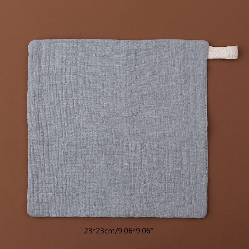 5-Pack Baby Muslin Towel Set - Soft Cotton Gauze Washcloths for Newborns