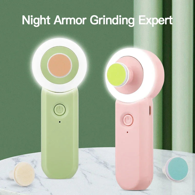 Luminous Rechargeable Baby Nail Grinder – Safe & Silent Electric Clipper for Newborns (0+ Months)