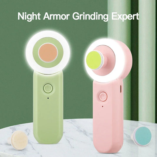Luminous Rechargeable Baby Nail Grinder – Safe & Silent Electric Clipper for Newborns (0+ Months)