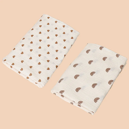 Cotton Muslin Baby Blanket – 100 × 100 cm