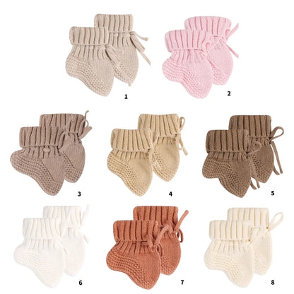 Knitted Baby Sock Shoes – Warm First-Walker Booties