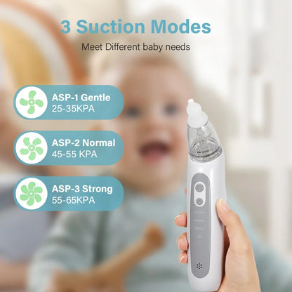 Rechargeable Baby Nasal Aspirator – Electric Nose Cleaner