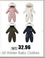 2025 New born Baby Girl clothes Winter Snowsuit Plus Velvet Thick Baby Boys Jumpsuit 0-3 Years Romper boy Overalls Toddler Coat