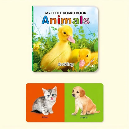 Baby Colorful Pattern Card Books - Interactive Sensory Development Toys for Early Reading
