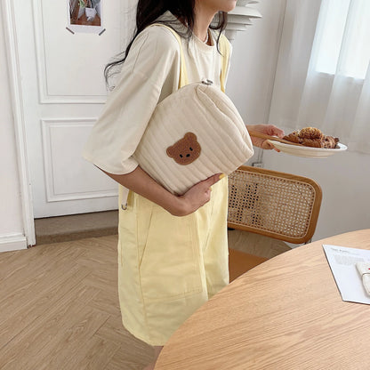 Cotton Stroller Diaper Organizer – Hanging Baby Essentials Bag