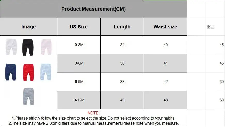 2 Pcs/set Baby Clothing Set 100% Cotton Plain Baby Romper+Pant Newborn Bodysuit Trousers Blank Legging Kids Clothes For 0-12 M