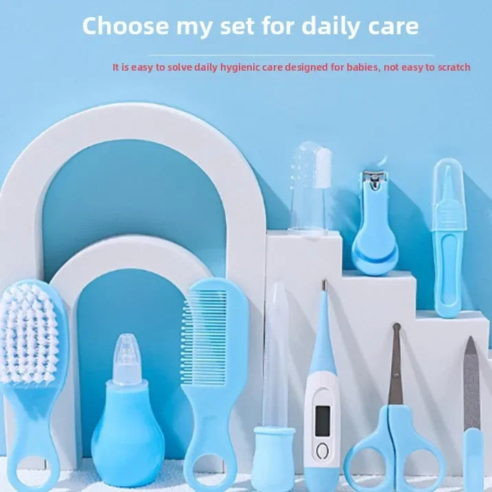 10-Piece Newborn Care Set – Essential Baby Nail Clipper & Nasal Suction Kit (0+ Months)