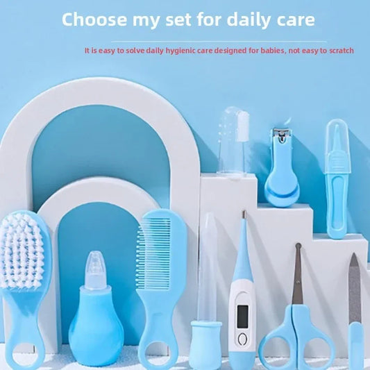 10-Piece Newborn Care Set – Essential Baby Nail Clipper & Nasal Suction Kit (0+ Months)