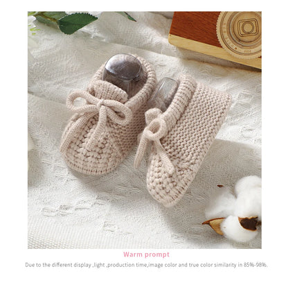 Knitted Baby Booties – Warm Soft Shoes 0–18 Months