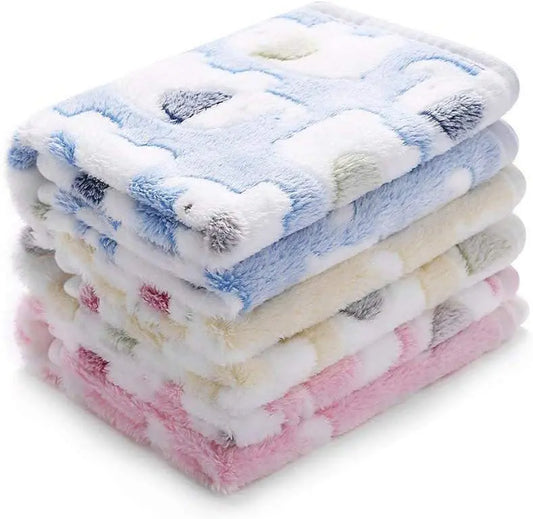 Cute Elephant Baby Blanket - Soft Coral Velvet Swaddle Wrap & Stroller Cover