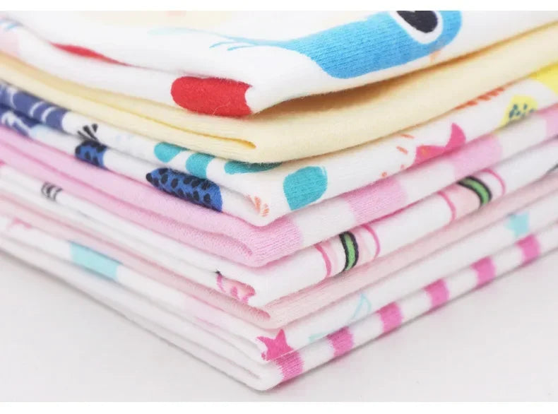 8-Piece Cotton Baby Towel Set – Soft Washcloths & Handkerchiefs for Newborns (0-24 Months)