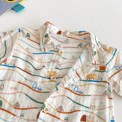 Cartoon Baby Jumpsuit – Soft Everyday Romper 0–24 Months