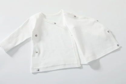 Cotton Baby Wrap Top – Long-Sleeve Newborn Shirt 0–12 Months
